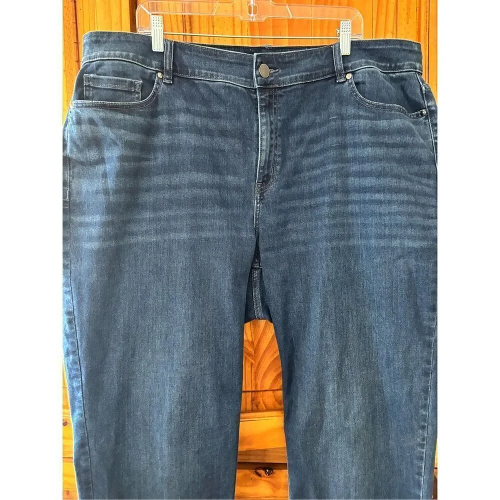 Lane Bryant Straight Leg  with “Flex Magic Waistband” Jeans - Picture 2 of 4